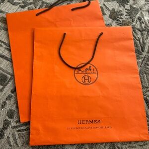 Hermes shopping bags available